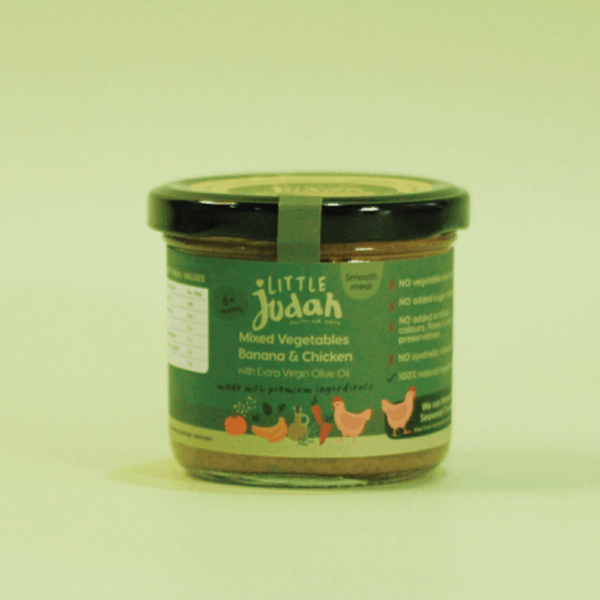 Mixed Vegetable Banana & Chicken 130g